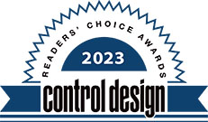 2023 Readers' Choice Award Por 23 anos consecutivos, os leitores da Control Design Magazine votaram Red Lion o número um fabricante de medidores de painel do setor.