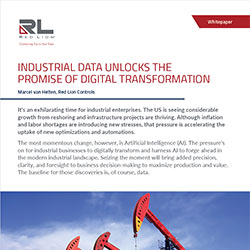 Imagen del documento técnico sobre datos industriales