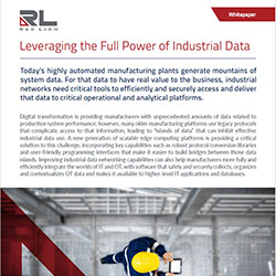Leveraging the Full Power of Industrial Data White Paper image