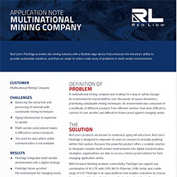 Multinational Mining App Note image