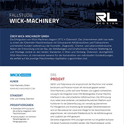 Wick Machinery Case Study German image