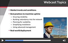 Designing Effective Wind Farm Networks: Using Best Practices to Cost-Effectively Maximize Uptime