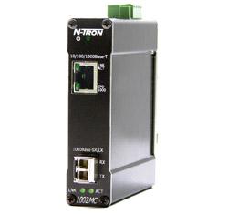 1002MC Gigabit Industrial Media Converter, LC 10km | Red Lion