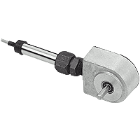 Double Shaft Length Sensor, Quadrature Output, 100 PPR | Red Double Shaft Length Sensor, Quadrature Output, 100 PPR | Red